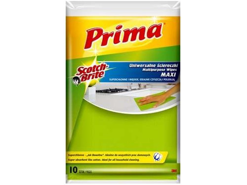 3M PRIMA ściereczki uniwersalne "Jak Bawełna" MAXI 10 szt 3M PRIMA ściereczki uniwersalne "Jak Bawełna" MAXI 10 szt