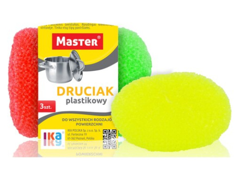 IKA Druciak Plastikowy 3 szt. MASTER S-089