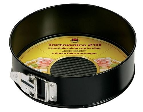 SNB Tortownica Ø 210 mm „non-stick” dno fakturowane czarna SNB Tortownica Ø 210 mm „non-stick” dno fakturowane czarna
