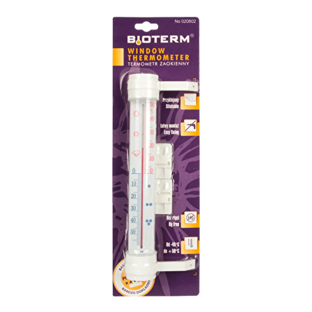 BIOTERM Termometr zaokienny 36x290mm 020802 biały BIOTERM Termometr zaokienny 36x290mm 020802 biały