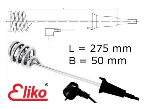 ELIKO Grzałka nurkowa 1400W ELIKO Grzałka nurkowa 1400W