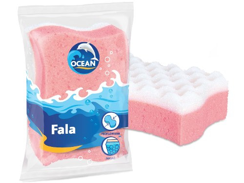 OCEAN Gąbka do kąpieli i masażu HAL Fala OCEAN Gąbka do kąpieli i masażu HAL Fala