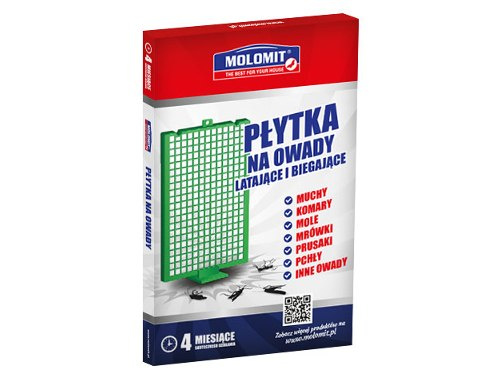 MOLOMIT Płytka na owady latające i biegające 1 szt. MOLOMIT Płytka na owady latające i biegające 1 szt.