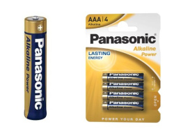 PANASONIC Baterie alkaliczne Alkaline Power AAA 4 szt.