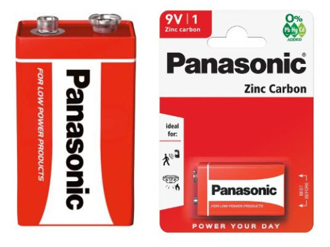 PANASONIC Baterie cynkowo-węglowe Zinc Carbon 9V 1 szt.