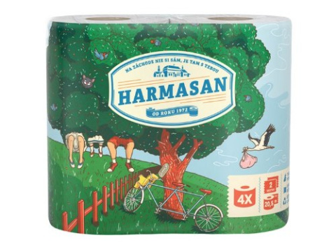Papier toaletowy Harmasan 4 sztuki
