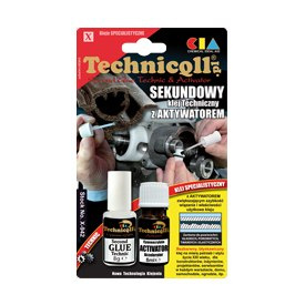 TECHNICQLL Klej sekundowy z aktywatorem 8ml+8g X-942