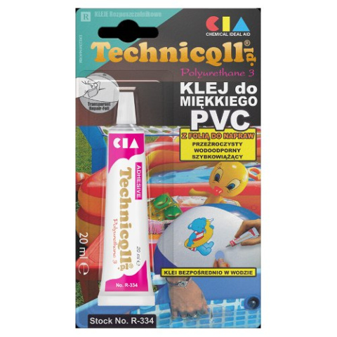 TECHNICQLL Klej do miękkiego PVC 20ml R-334