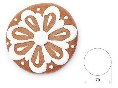 Wykrojnik do pierogów, paczków, donatów, klusek 7 cm Wykrojnik do pierogów, paczków, donatów, klusek 7 cm