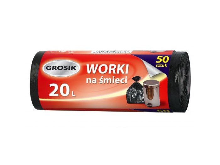 SARANTIS Worki na śmieci 20l GROSIK 50 szt. SARANTIS Worki na śmieci 20l GROSIK 50 szt.