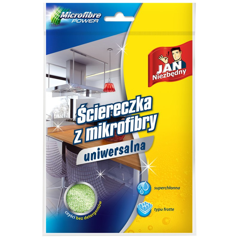 Jan Niezbędny Ściereczka z mikrofibry uniwersalna Jan Niezbędny Ściereczka z mikrofibry uniwersalna