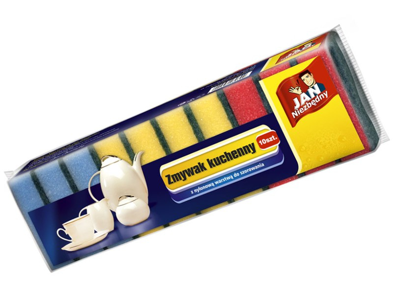 Jan Niezbędny Zmywak kuchenny 10 sztuk Jan Niezbędny Zmywak kuchenny 10 sztuk