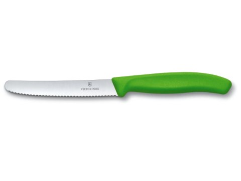 VICTORINOX Nóż ząbkowany SWISS CLASSIC 11 cm zielony 6.7836.L114