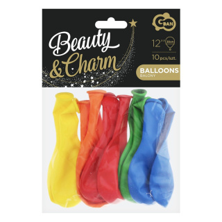 GODAN Balony Beauty&Charm, pastelowe 12" mix - 10 szt.