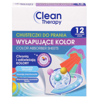 RAVI CLEAN THERAPY Chusteczki do prania wyłapujące kolor 12 sztuk