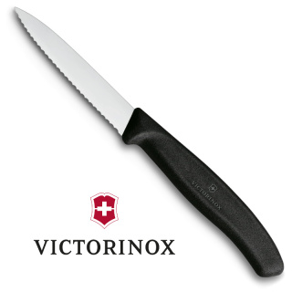 VICTORINOX Nóż ostrze ząbkowane SWISS CLASSIC 8 cm czarny 6.7633