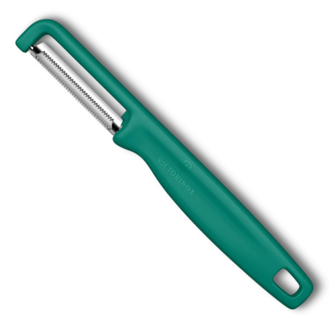 VICTORINOX Obieraczka LOTA, ząbkowana, dwustronna, zielona 6.0943.4 VICTORINOX Obieraczka LOTA, ząbkowana, dwustronna, zielona 6.0943.4