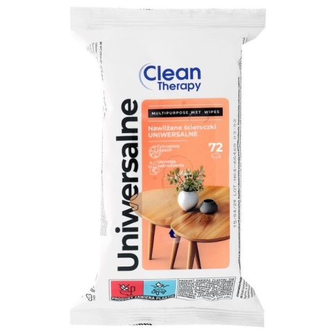 RAVI CLEAN THERAPY Nawilżane ściereczki UNIWERSALNE